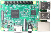Raspberry Pi 3 Model B CPU 1.2GHz/1GB/USB2.0/HDMI/Bluetooth/WiFi RASPBERRYPI3-MODB-1G